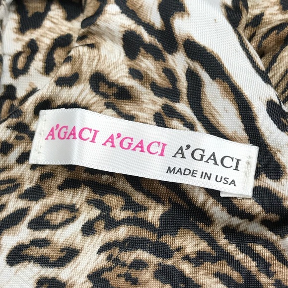 3/20 A’gaci V-Neck Spaghetti Strap Halter Dress - Picture 6 of 8